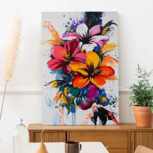 Slvarix Floral Canvas Painting